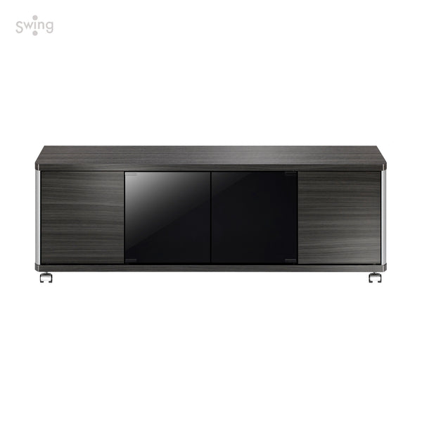 AS-GD1200H キャスター付きテレビ台 幅約120㎝ アッシュグレー ハイタイプ